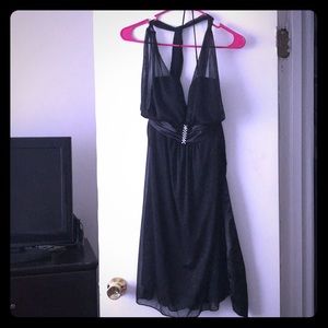 NWT black cocktail dress size M